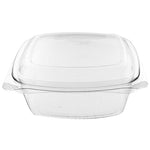 24oz (750ml) Rectangular Hinged Container - Clear PET - Image #1