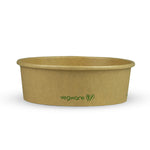 16oz/500ml Round Paper Takeaway Container - Aqueous Lined - Kraft - 150 Series - Image #1
