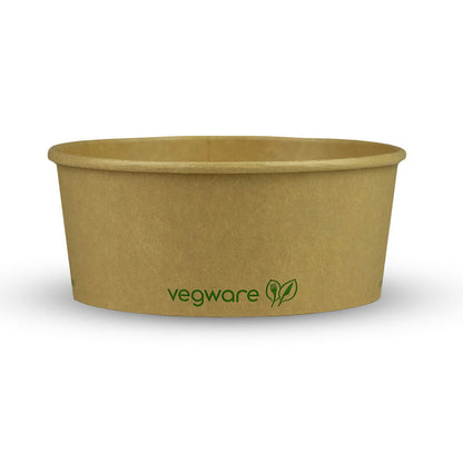 24oz/750ml Round Paper Takeaway Container - Aqueous Lined - Kraft - 150 Series - Image #1