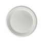 Round Plate 9" (23cm) PFAS Free White - Sugarcane