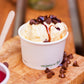 4oz (120ml) Ice Cream Paper Bowl - PLA Lined - White