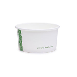 6oz (180ml) Paper Bowl - PLA Lined - White - 90 Series