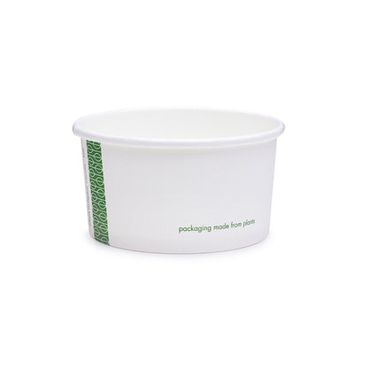 6oz (180ml) Paper Bowl - PLA Lined - White - 90 Series