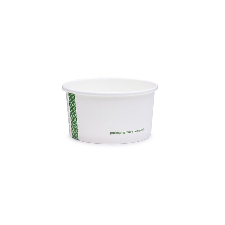 6oz (180ml) Paper Bowl - PLA Lined - White - 90 Series - Image #1