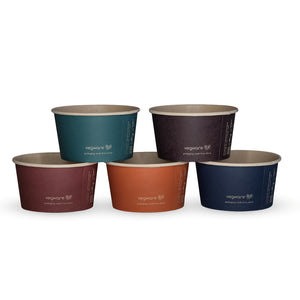 12oz (360ml) Feel Snug Bamboo Paper Bowl - PLA Lined - 115 Series