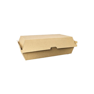 Snack Clam Large (205 x 106 x 76mm) Kraft Flute - Image #2