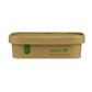 500ml / 16oz Rectangular Paper Takeaway Container - Aqueous Lined - Kraft