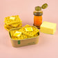 650ml / 22oz Rectangular Paper Takeaway Container - Aqueous Lined - Kraft