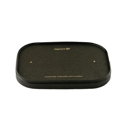Rectangular Paper Lid with Vents - Aqueous Lined - Black - Image #1