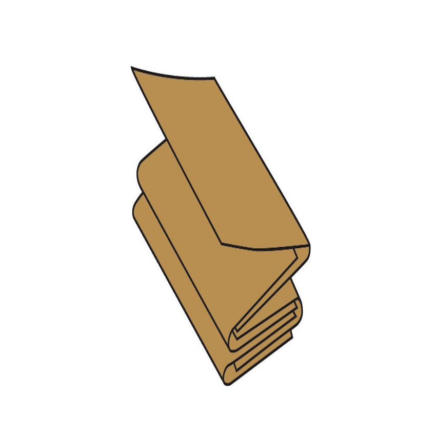 Single Pullup Dispenser Napkin - 2 Ply - Embossed - 16.5x20cm - Natural - Image #1