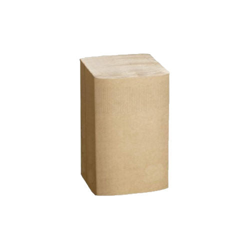 Single Serve Dispenser Napkin - 1 Ply - 1/6 Fold - 21x24cm - Natural - Image #1