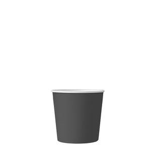 4oz (120ml) Single Wall Black Cup - 62/63 Series