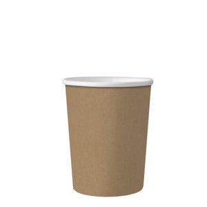 6oz (180ml) Single Wall Kraft Cup - 79/80 Series