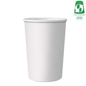 16oz (500ml) Single Wall White Cup - Aqueous Coated - 89/90 Series
