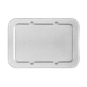 16oz (500ml) Container Lid - Plant fibre - PFAS Free - White - Image #1