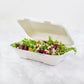 9" x 6" Snack Clam Large - Plant Fibre - PFAS Free - White