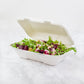 9" x 6" Snack Clam - Large - Plant Fibre - PFAS Free - White - Image #2