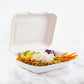 9" x 8" Dinner Clam - Large - Plant Fibre - PFAS Free - White - Image #2