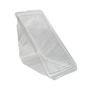 Large Eco Sandwich Clamshell - 80mm - PLA Clear - Image #1