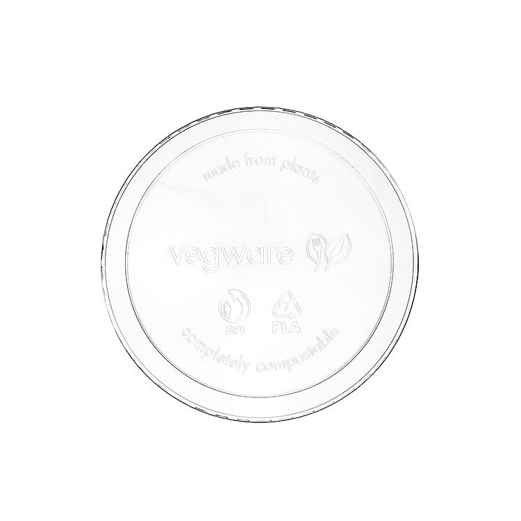 8 ~ 32oz PLA Deli Bowl Lid - Clear - 120 Series - Image #1