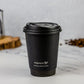 12oz (360ml) Black Double Wall Coffee Cup - 89 Series - Image #3