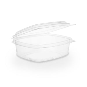 12oz (360ml) Rectangular Hinged Container/Clamshell - PLA Clear