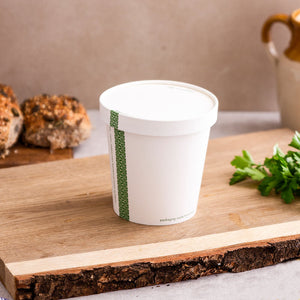 Paper Lid With Vents - White - 115 Series - Image #2