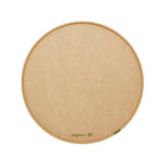 Wide Paper Lid with Vents - PLA Lined - Kraft - 185 Series - Image #1
