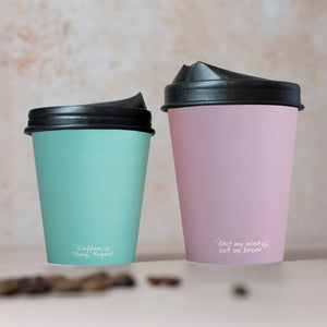 Hot Lid - Sipper - Paper - Aqueous Lined - Black - 89/90 Series