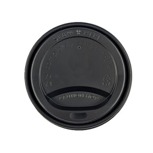 Hot Lid - Flat Traveller - Bioplastic - Black - 79/80 Series