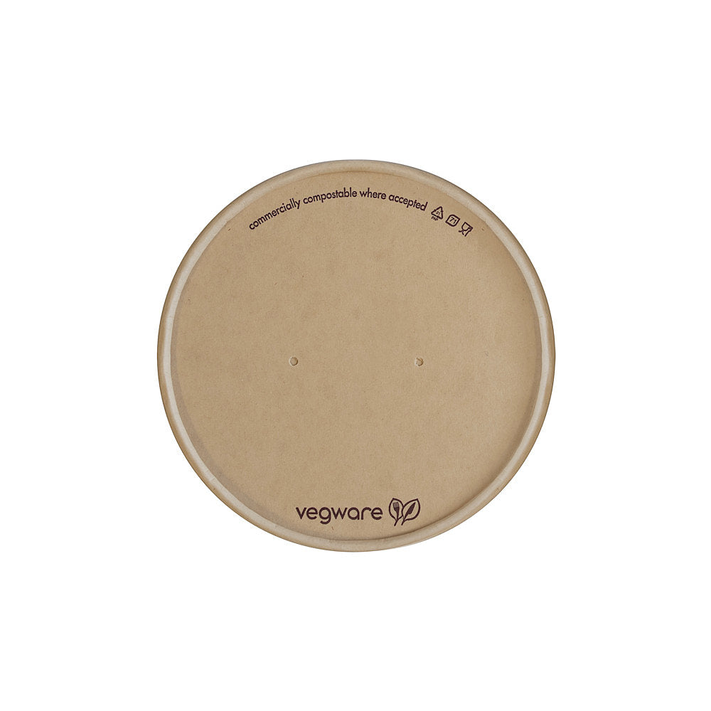 Paper Lid With Vents - Feel Snug - 90 Series - Image #1