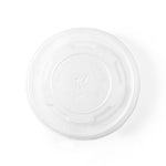 Flat CPLA Hot Lid - Opaque - 90 Series - Image #1