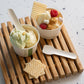 9cm High Grade Paper Ice Cream Spoon - White