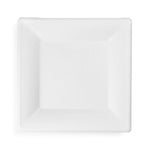 10" (25cm) Square Plant Fibre Plate - PFAS Free - White - Image #1