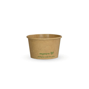 2.5oz (75ml) Paper Sauce Pot - Kraft - Image #1