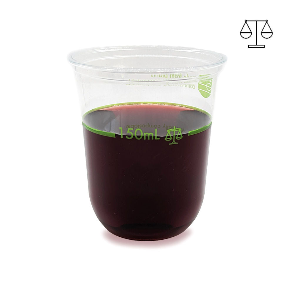 250m PLA Bella Wine Tumbler - 150ml Pour Line - 76 Series - W&M Approved - Image #2
