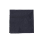 Cocktail Napkin | 2 Ply | 1/4 Fold | 24x24cm | Edge Embossed | Black - Image #1