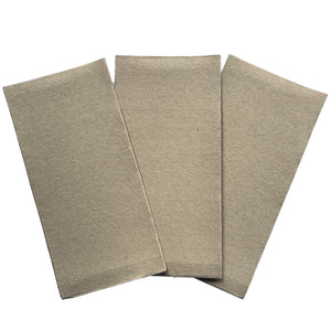 Dinner Napkin | Dollar Saver | 2 Ply Quilted | GT Fold 6 Panels | 30x40cm | Natural - Image #1