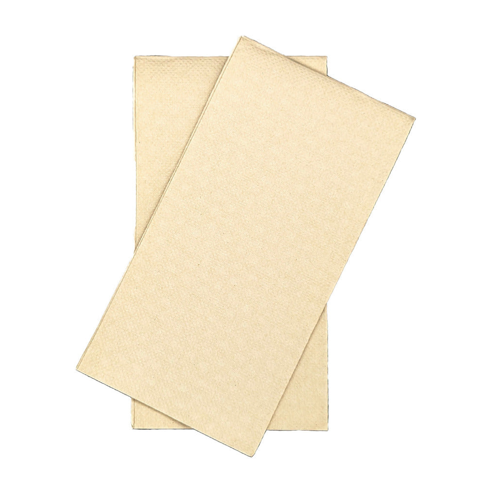 Dinner Napkin | 2 Ply Quilted | GT Fold 8 Panels | 40x40cm | Natural - Image #1