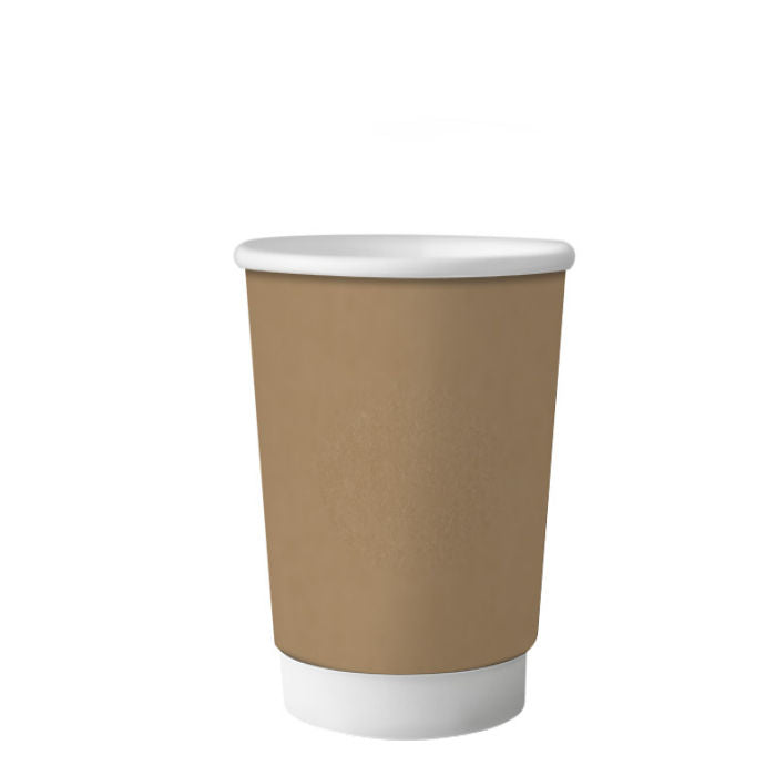 8oz (280ml) Smooth Kraft Double Wall Coffee Cup - 79/80 Series - Image #1