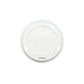 4oz Hot Lid - Flat Traveller - White - 62/63 Series - Image #2