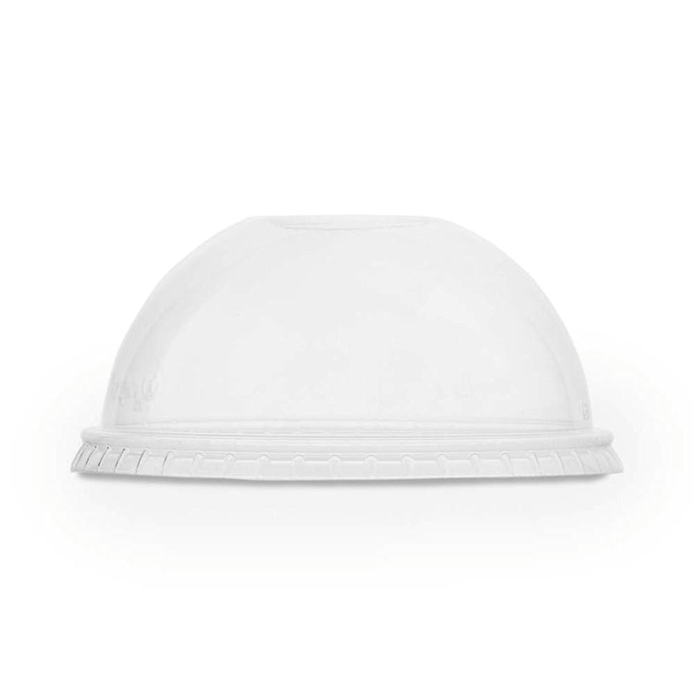 Dome RPET Lid - O Straw Hole - 98 Series - Image #1