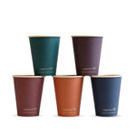 8oz (250ml) Feel Snug Single Wall Coffee Cup - PLA Lined Bamboo Paper - 79/80 Series - Image #1