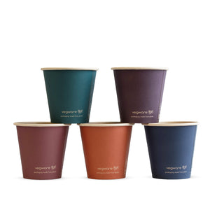10oz (300ml) Feel Snug Single Wall Coffee Cup - PLA Lined Bamboo Paper - 89/90 Series - Image #1