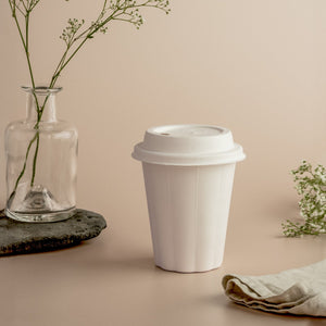 12oz (360ml) Single Wall Coffee Cup - Plant Fibre - 89/90 Series - Image #2