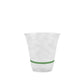 12oz (360ml) RPET Clear Cup - Green Band - 98 Series - Image #2