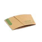 Large Coffee Cup Sleeve - Kraft - 89/90 Series - Image #1