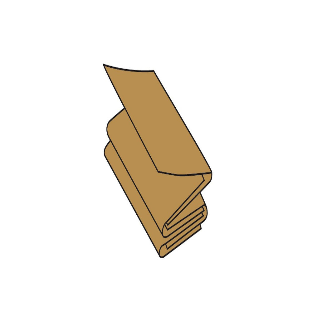 Single Pullup Dispenser Napkin | 2 Ply | 16.5x20cm | Embossed | Natural - Image #1