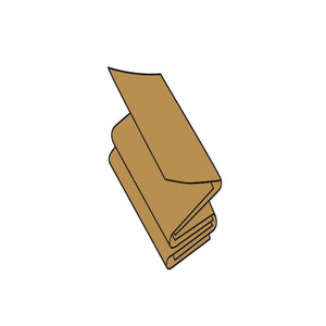 Single Pullup Dispenser Napkin | 2 Ply | 16.5x20cm | Embossed | Natural - Image #1