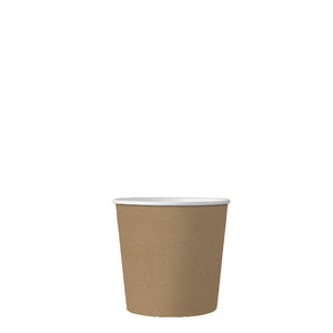 4oz (120ml) Single Wall Kraft Cup - 62/63 Series - Image #1